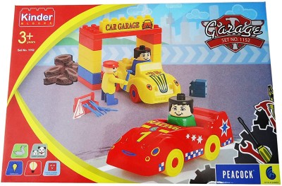 Olympia Games And Toys Garage Set Construction Blocks(Multicolor)