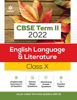 Arihant CBSE English Language & Literature Term 2 Class 10 for 2022 Exam (Cover Theory and MCQs)(English, Paperback, Jain Dolly)