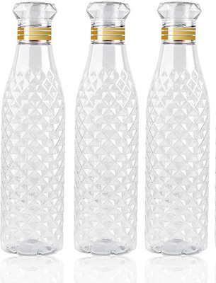 ZUVILIKA 1000 ml Plastic Bottle(Pack of 3, White)
