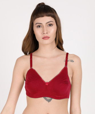 Macrowoman W-Series Women Everyday Non Padded Bra(Maroon)