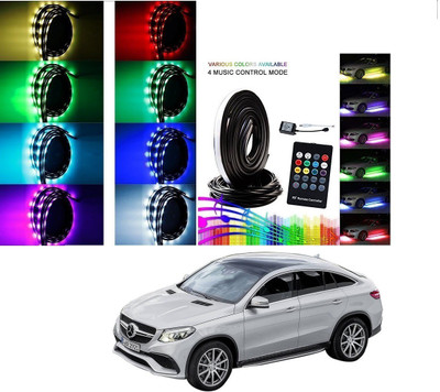 AuTO ADDiCT Car Underbody Lights Underglow Atmosphere Lights IR Remote Control Multi-Color For Mercedes Benz B-Class Car Fancy Lights(Multicolor)