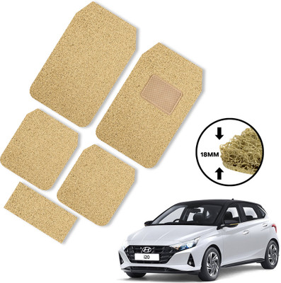 GoMechanic PVC Standard Mat For  Hyundai i20(Beige)