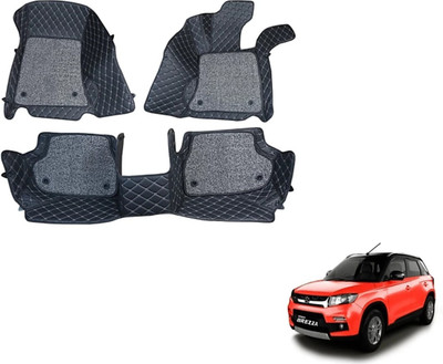 auto universe Leatherite 7D Mat For  Maruti Vitara Brezza(Black)