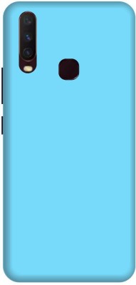 itrusto Back Cover for vivo Y15 , vivo Y15 Plain Blue BACK COVER(Multicolor, Hard Case, Pack of: 1)