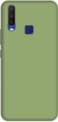 itrusto Back Cover for vivo Y12 , vivo Y12 Plain Green BACK COVER(Multicolor, Hard Case, Pack of: 1)