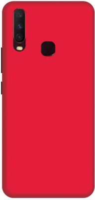 itrusto Back Cover for vivo Y15 , vivo Y15 Plain Red BACK COVER(Multicolor, Hard Case, Pack of: 1)