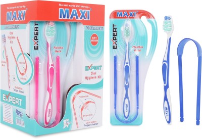 Maxi Expert Toothbrush Oral Hygiene Kit (Pack of 12)(12 Items in the set)