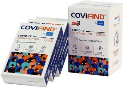 CoviFind Covid-19 Antigen Self test Kit (Pack of 3) COVID-19 Rapid Antigen Kit (Home-based/self)