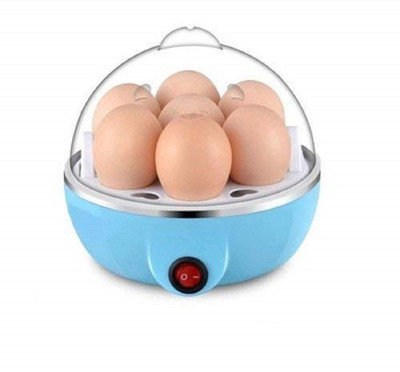 Z-one Electric 7 Egg Boiler Super Super one Stainless Steel 7 Egg Cooker, Boiler, Poacher Electric and Steamer with Tray 355 Egg Cooker (Multicolor, 7 Eggs) Egg Cooker(7 Eggs)