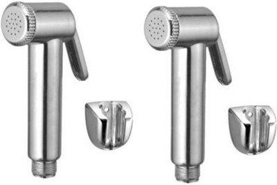 iSTAR Design Health Faucet Gun Hand Jet Bidet Spray Head in ABS with high Gloss Chrome Finish, Simply Big (2 pcs Set) Design Health Faucet Gun Hand Jet Bidet Spray Head in ABS with high Gloss Chrome Finish, Simply Big (2 pcs Set) Spout Faucet(Deck Mount Installation Type)
