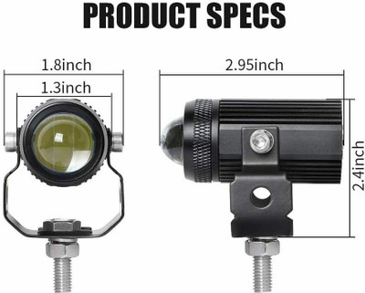 PECUNIA Side LED Indicator Light for Hero Hunk(White, Amber)
