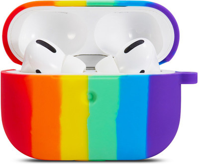 MYMEO Silicone Pull String Headphone Case For Apple Airpods Pro 1st Generation(multy)