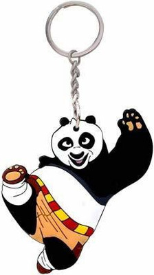 WHITE POPCORN Action Kung Fu Panda 2side view best quality keychain Key Chain