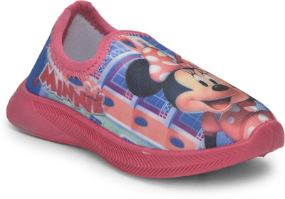 Minnie Minnie Girls Slip on Sneakers(Multicolor, 15-16)