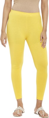 Rangmanch by Pantaloons Ankle Length Ethnic Wear Legging(Yellow, Solid)