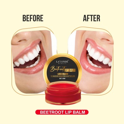 La'Conde Beauty Beetroot Lip Serum (30ml) & Beetroot Lip Balm (8gm) Combo Pack Of 2 items Fruity(Pack of: 2, 38 g)