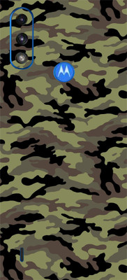 Jeeva Creation Motorola Moto E7 Power Mobile Skin(Ultra Super Camo Military Green Skin With High Matte Finish.)