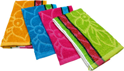 TRUEVELLI RC_IMPEX_NKN_1421_02 Multicolor Cloth Napkins(4 Sheets)