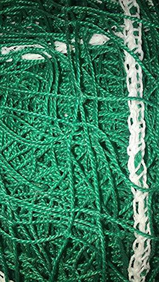 Amz Sports Nets 12FtX70Ft Cricket Practice Cage Ne1.5m(27ply) Terrace Backyard Outdoor Ground Cricket Net(Green)