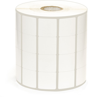 aditya labels 25 mm X 25 mm Chromo Self Adhesive Paper Label(Smooth White)