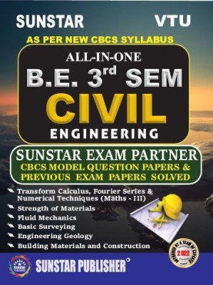 B.E. 3rd Sem Civil Enginnering Sunstar Exam Partner(Paperback, Team of Experts)