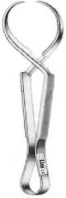 alis 8.5Cm/3 3/8 Inch Engl. Mod. Cross Action Angled, A-Gen-861-8 Scissors(Set of 1, Silver)