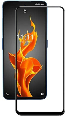 SMARTCASE Edge To Edge Tempered Glass for LAVA AGNI(Pack of 1)