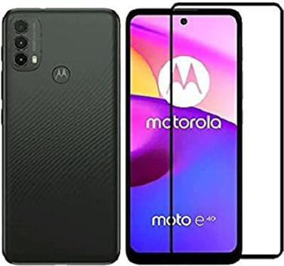 SMARTCASE Edge To Edge Tempered Glass for Motorola E40, Moto E40(Pack of 1)