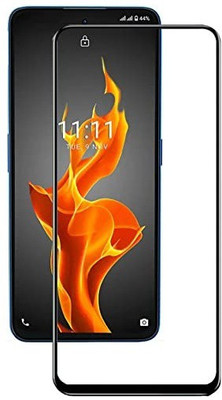 SMARTCASE Edge To Edge Tempered Glass for LAVA AGNI(Pack of 1)