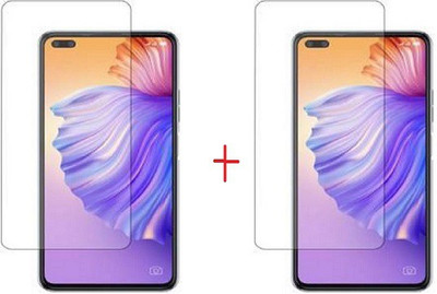 NIMMIKA ENTERPRISES Tempered Glass Guard for tecno camon 16 premier tempered glass(Pack of 2)