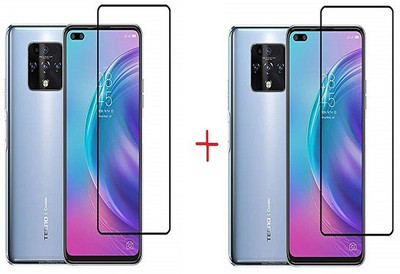NIMMIKA ENTERPRISES Tempered Glass Guard for tecno camon 16 premier tempered glass 11d(Pack of 2)