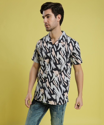 CAMPUS SUTRA Men Printed Casual Multicolor Shirt