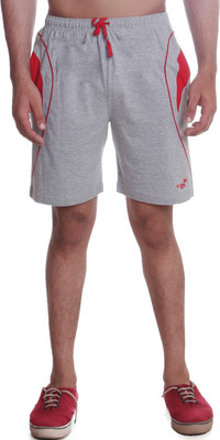 Vego Solid Men Grey Night Shorts