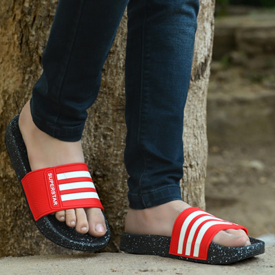Layasa Men Slides(Red , 9)
