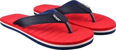 BIRDE Men Texos Comfortable Red Chappal, Slides Slippers and Flip Flops(Red 9)