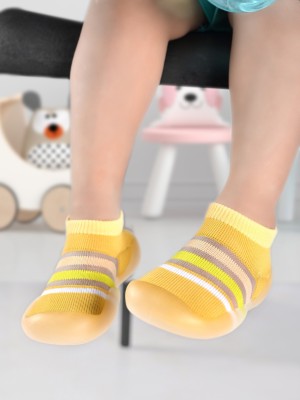 Yellow Bee Baby Boys & Baby Girls Striped Ankle Length
