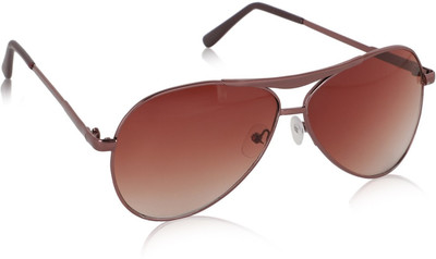 Alchiko Sports, Round Sunglasses(For Men & Women, Brown)