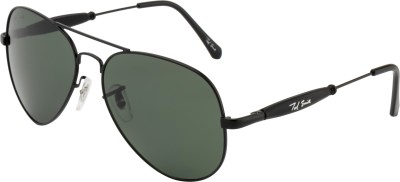 Ted Smith Aviator Sunglasses(For Men & Women, Green)