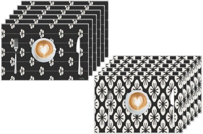 Risty Shop Rectangular Pack of 6 Table Placemat(Multicolor, PVC)