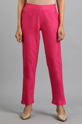 WISHFUL by W Regular Fit Women Pink Trousers