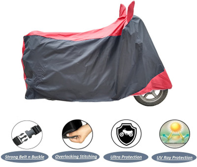 Coxtor Two Wheeler Cover for Bajaj(Pulsar 135 LS DTS-i, Red)