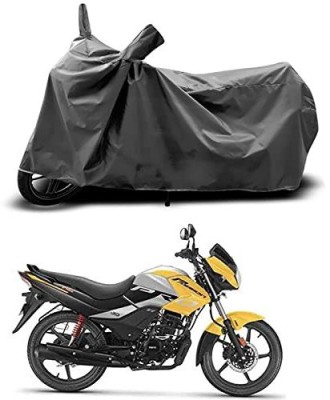 Brick Head Waterproof Two Wheeler Cover for Hero(Passion Pro, Grey)