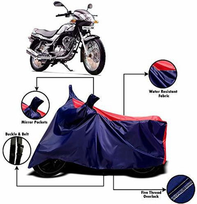 PRPaccessories Two Wheeler Cover for Suzuki(Fiero F2, Red, Blue)