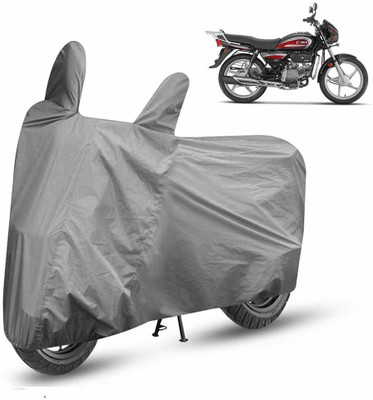 Human Plus Waterproof Two Wheeler Cover for Honda(Passion Plus, Grey)