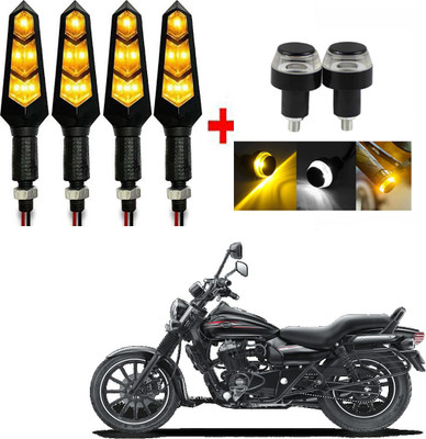 BRPEARl Side LED Indicator Light for Bajaj Avenger 200(Yellow, Blue)