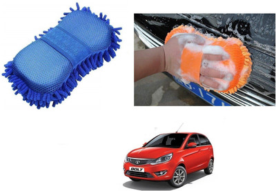 AuTO ADDiCT Microfiber Vehicle Washing  Sponge(Pack Of 1)