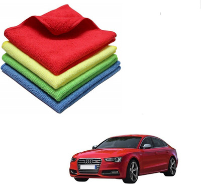AuTO ADDiCT Microfiber Vehicle Washing  Cloth(Pack Of 4)