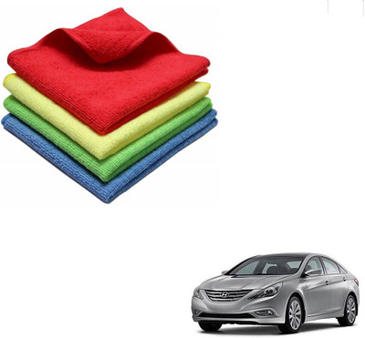 AuTO ADDiCT Microfiber Vehicle Washing  Cloth(Pack Of 4)