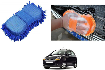 AuTO ADDiCT Microfiber Vehicle Washing  Sponge(Pack Of 1)