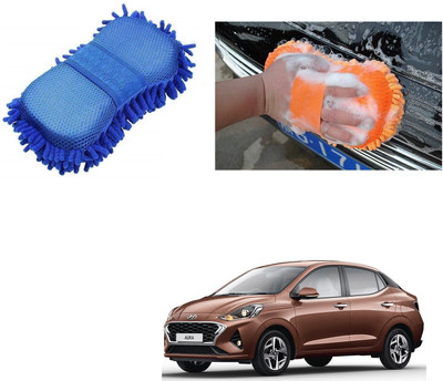 AuTO ADDiCT Microfiber Vehicle Washing  Sponge(Pack Of 1)